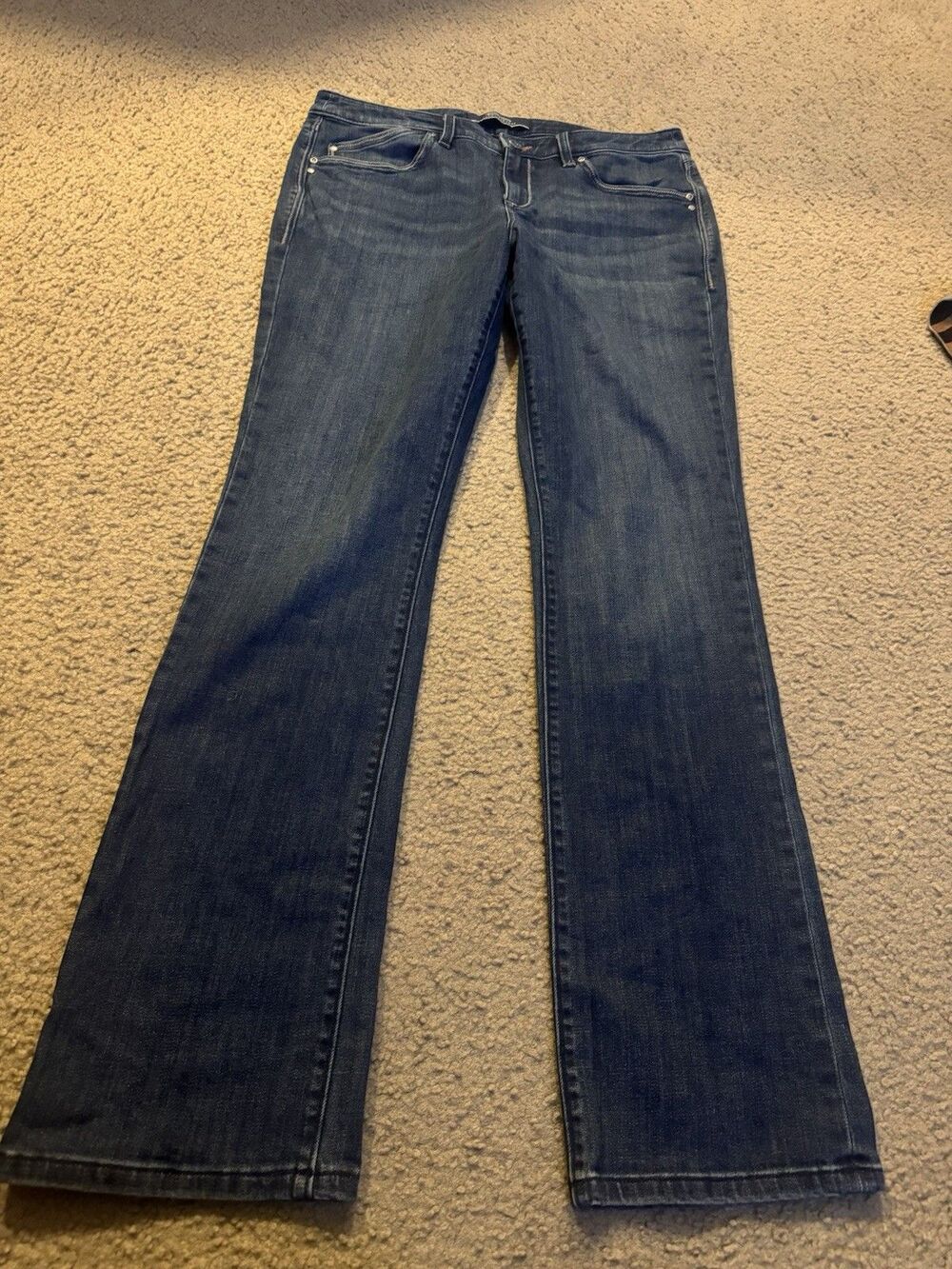 Tommy Bahama Womens Size 12 Blue Denim Mid Rise Jeans - Picture 7 of 16